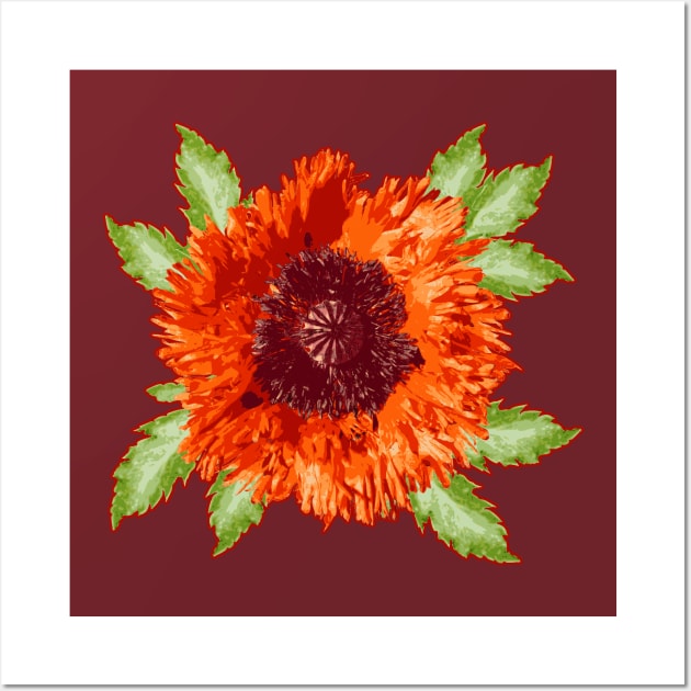 Oriental Poppy Wall Art by Colette